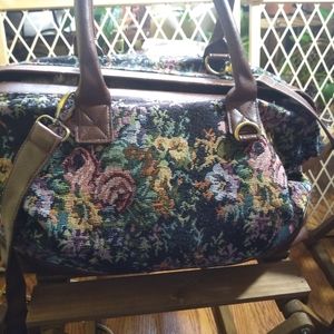 VINTAGE Floral Forever 21 Carrying Bag